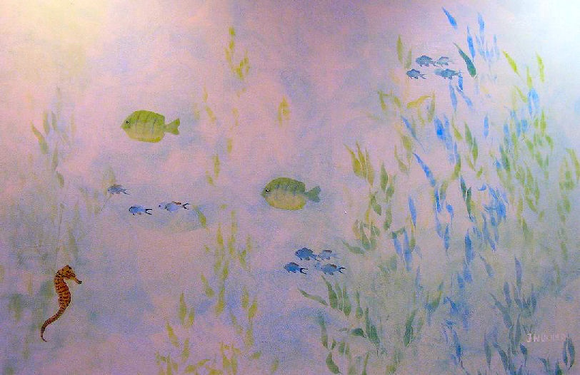 marine mural