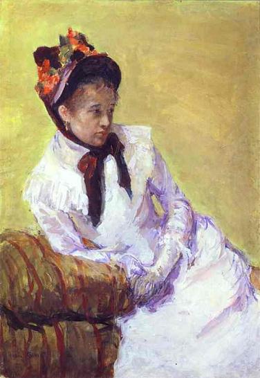 Mary Cassatt.  Self-portrait.